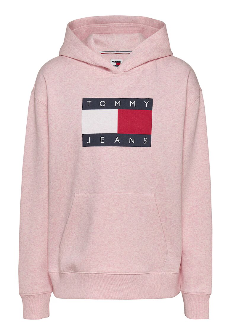 Tommy Jeans Худи с лого и джоб кенгуру