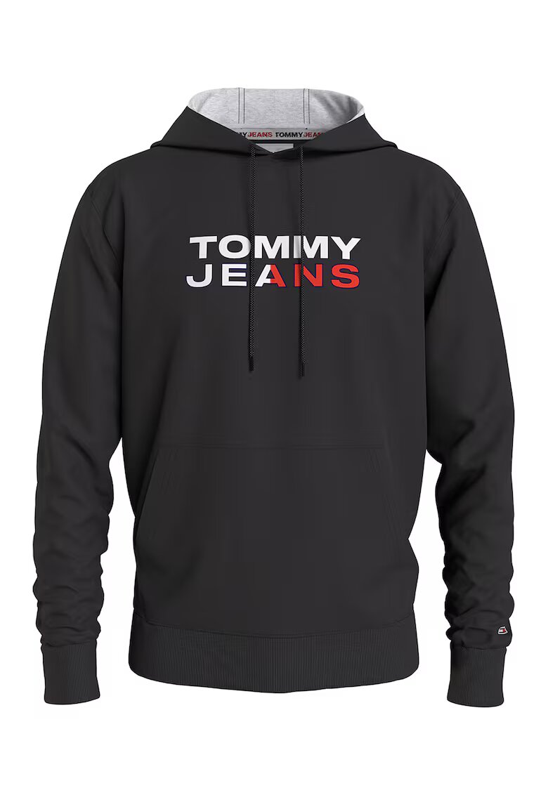 Tommy Jeans Худи с лого и джоб кенгуру