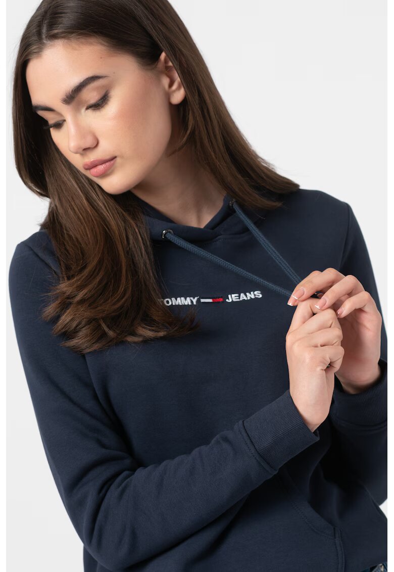 Tommy Jeans Худи с органичен памук с джоб кенгуру