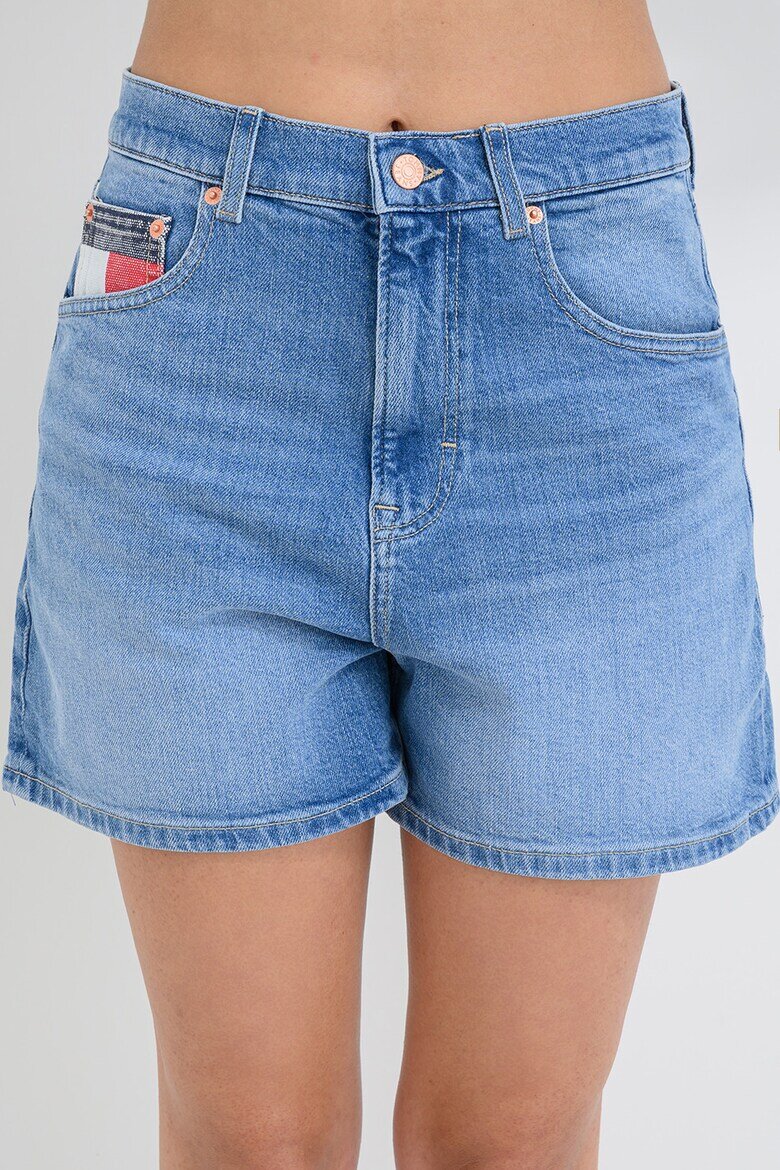Tommy Jeans Къси дънки тип Mom Светлосин