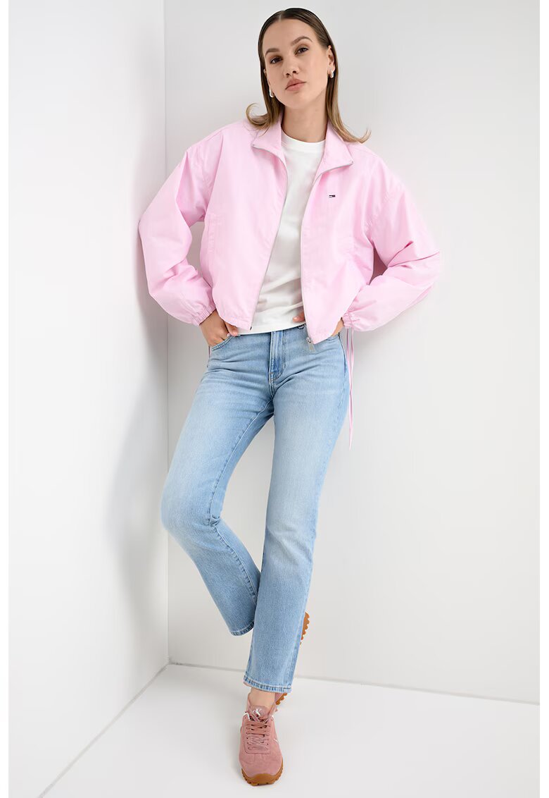 Tommy Jeans Късо найлоново яке с рюш