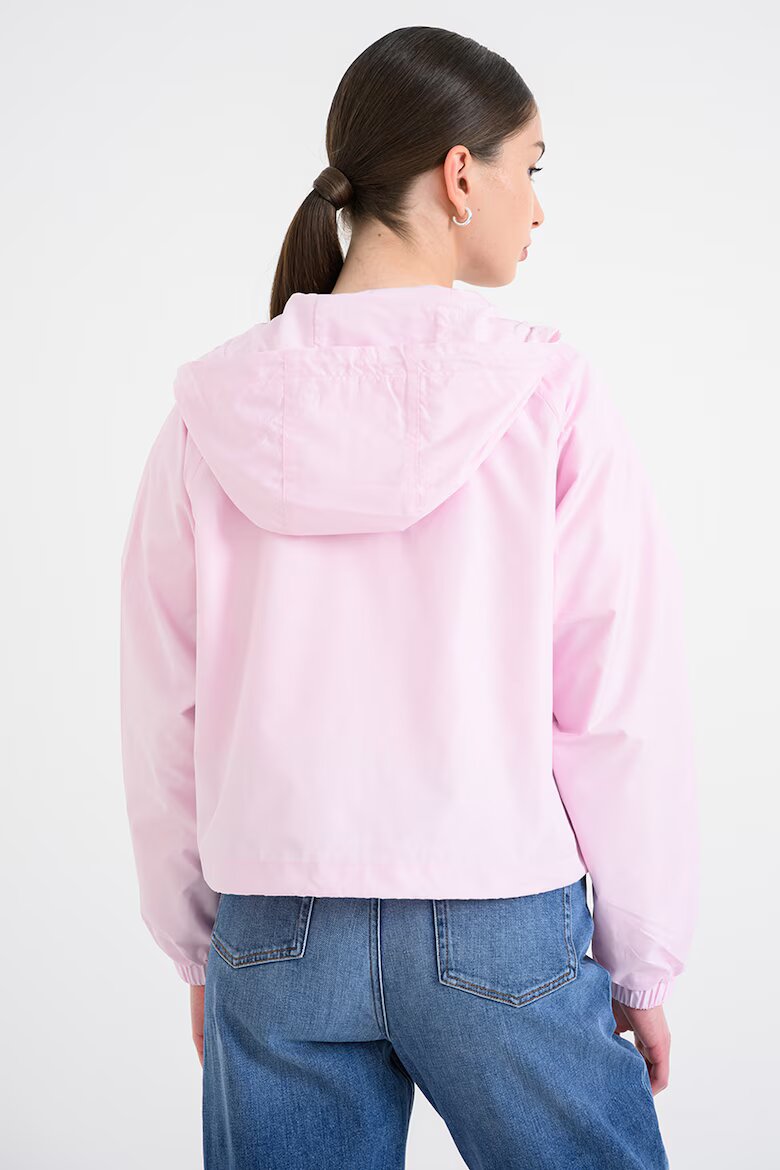 Tommy Jeans Късо яке с качулка Розов бонбон