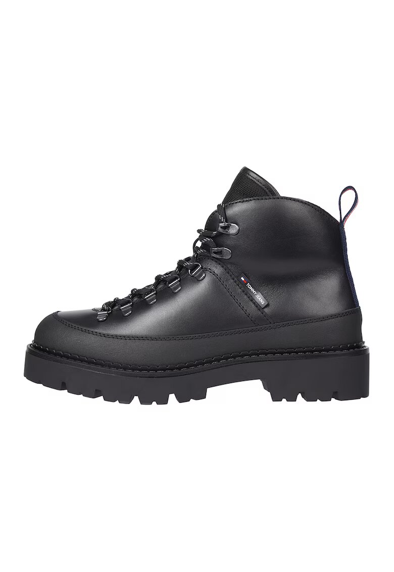 Tommy Jeans Кожени боти с грайфер