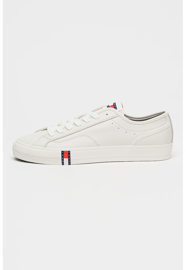 Tommy Jeans Кожени спортни обувки от перфорации