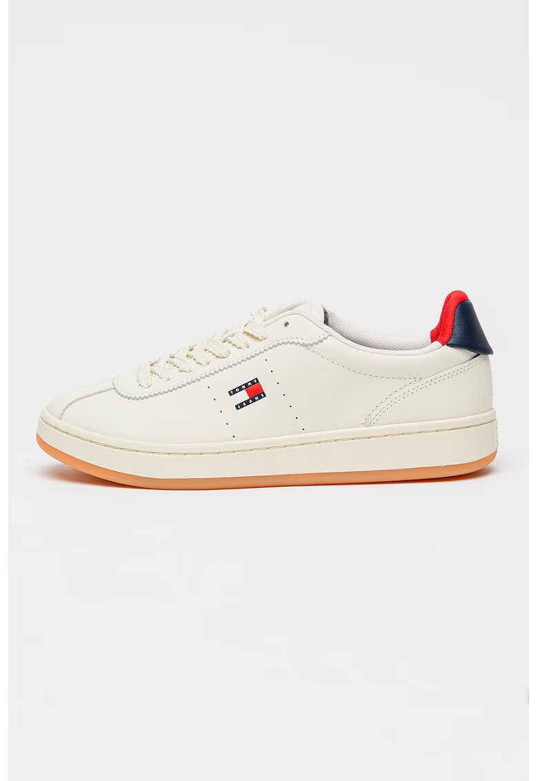 Tommy Jeans Кожени спортни обувки с допълнения