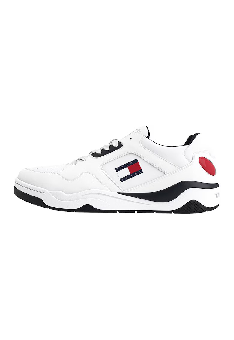 Tommy Jeans Кожени спортни обувки с лого