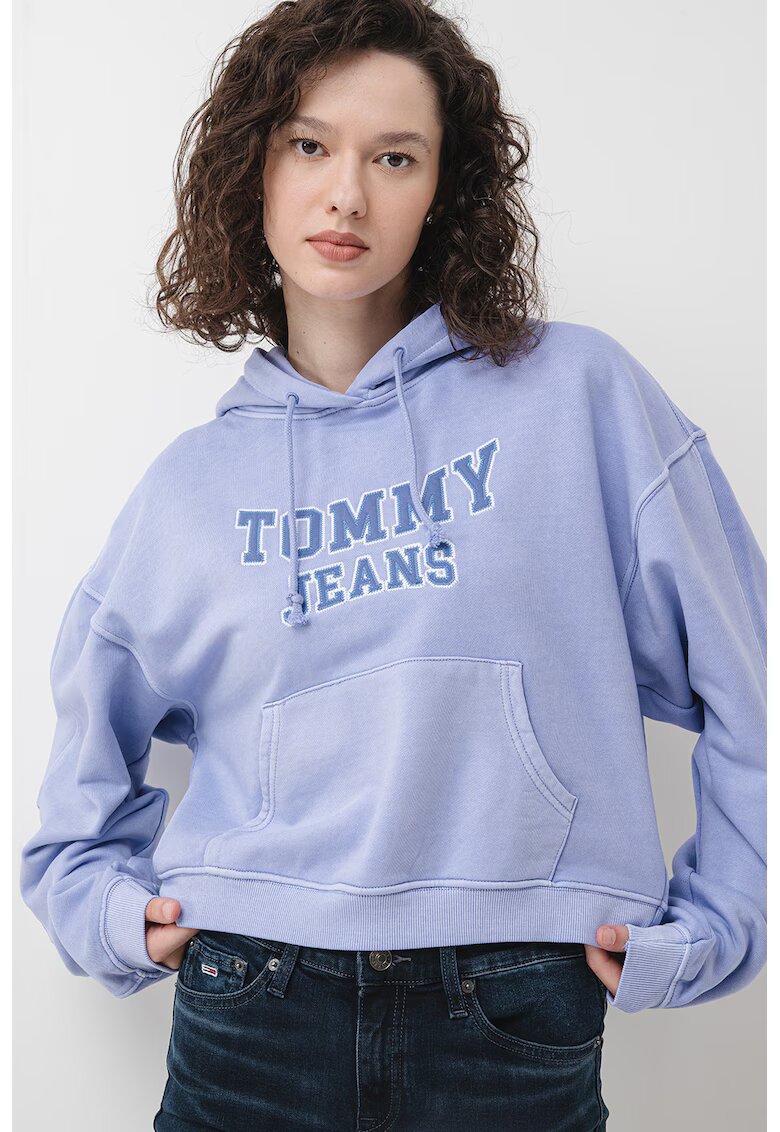 Tommy Jeans Квадратно късо худи с лого