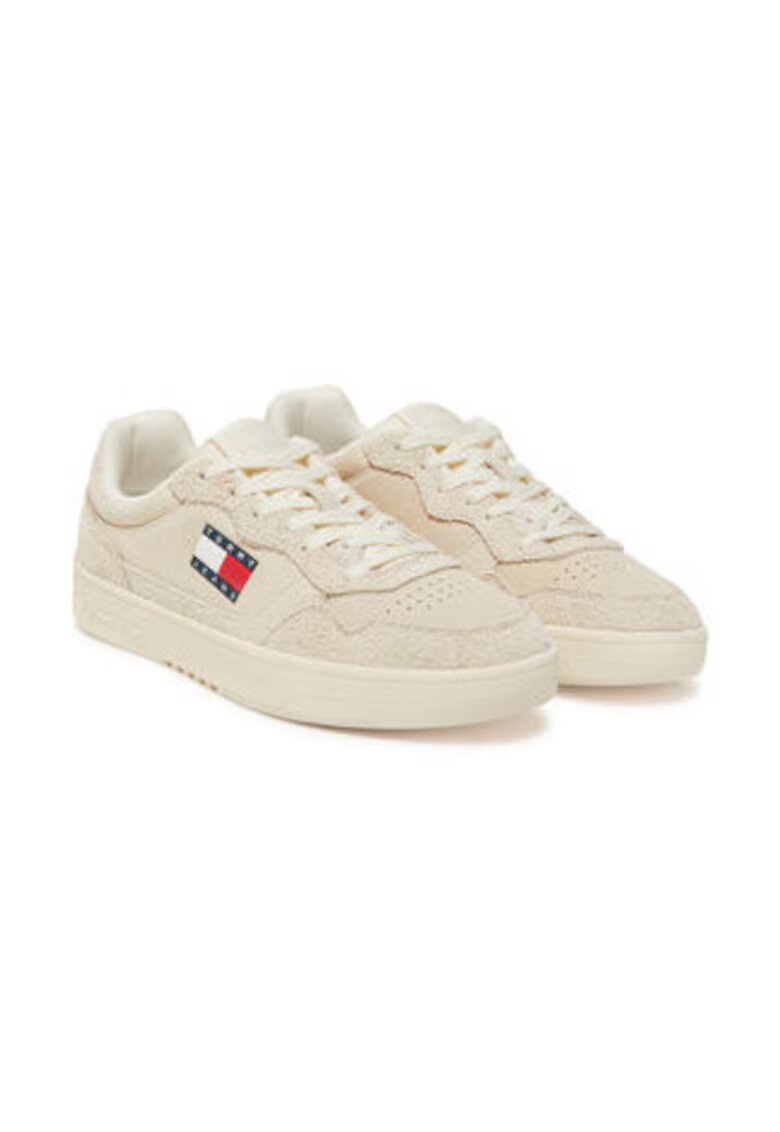 Tommy Jeans Мъжки кецове - 305159014 - естествена кожа - бежови