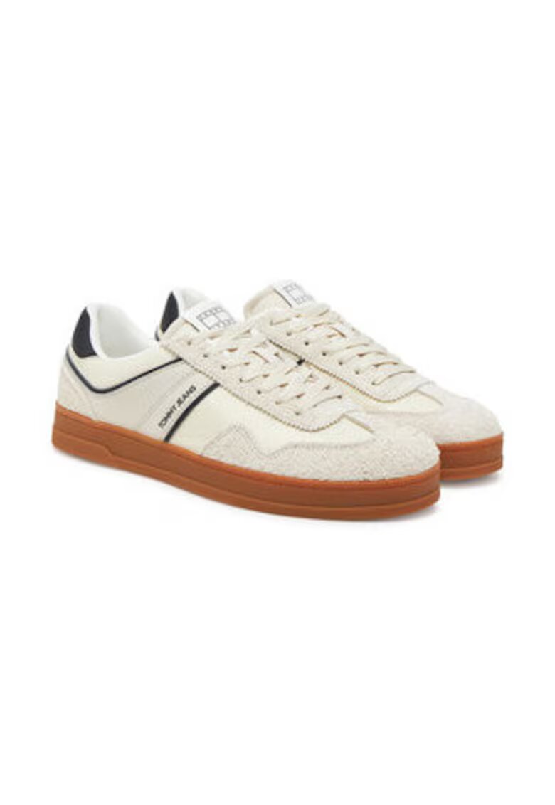 Tommy Jeans Мъжки кецове - 305159144 - естествена кожа - бежови