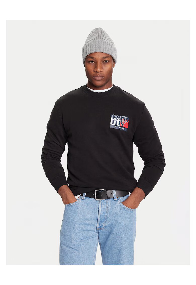Tommy Jeans Мъжки суичър - изчистен модел