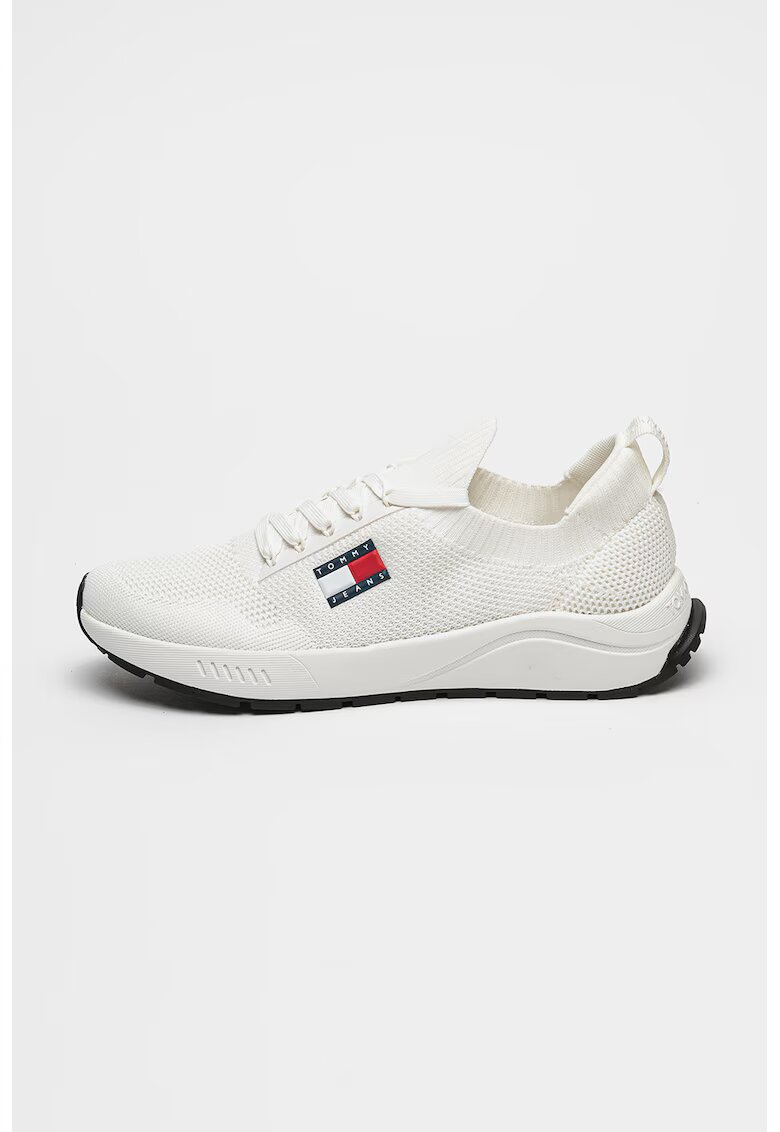 Tommy Jeans Плетени спортни обувки Runner с мрежа