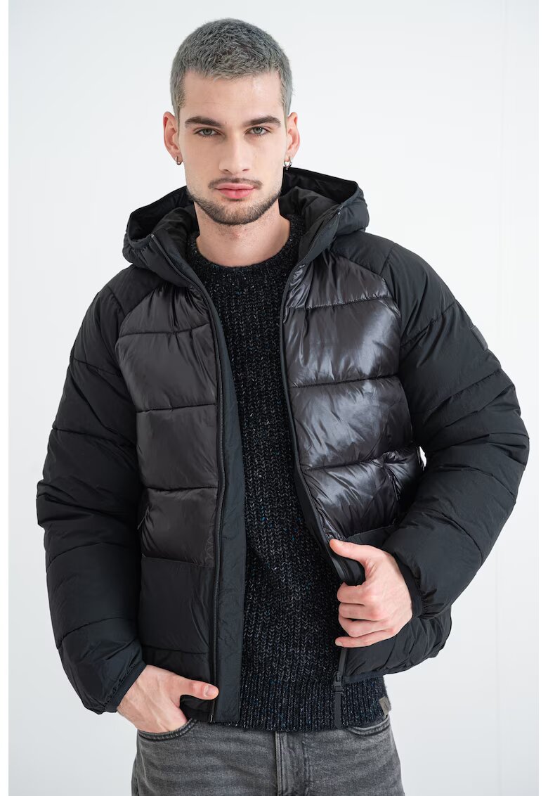 Tommy Jeans Подплатено зимно яке с джобове с цип