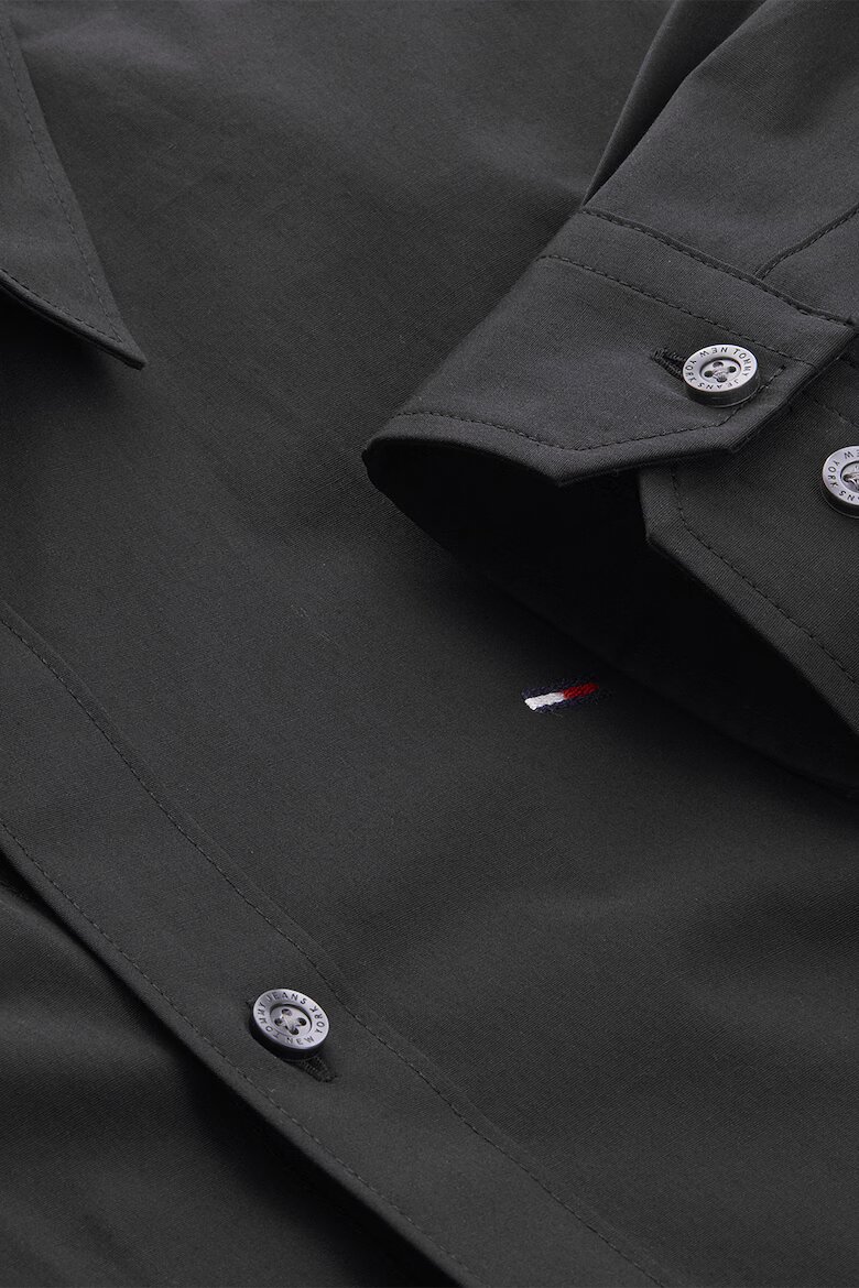 Tommy Jeans Риза по тялото Черен