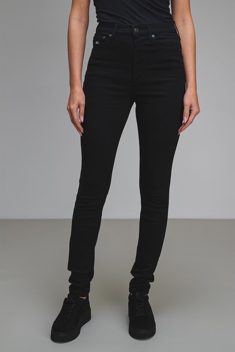 Tommy Jeans Скини дънки с 5 джоба Черен