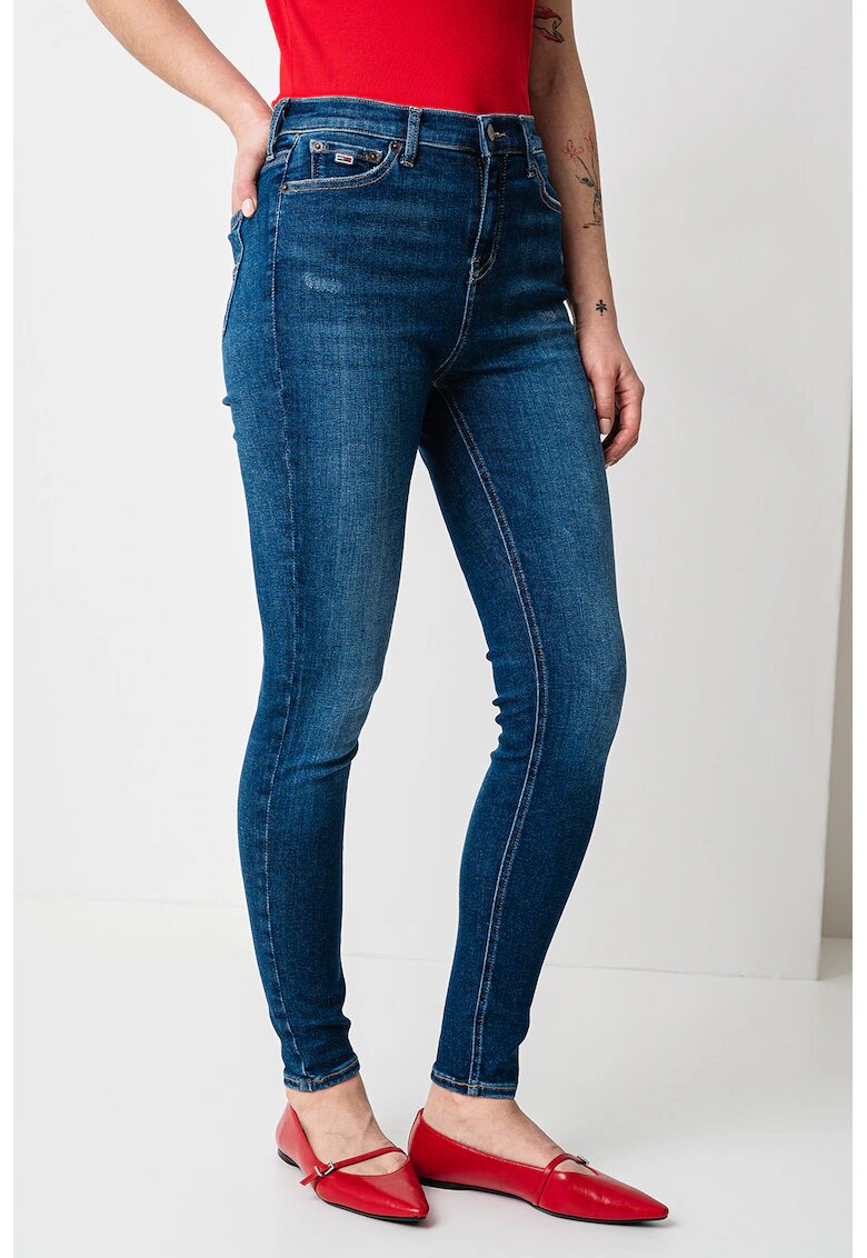 Tommy Jeans Скини дънки със захабен ефект