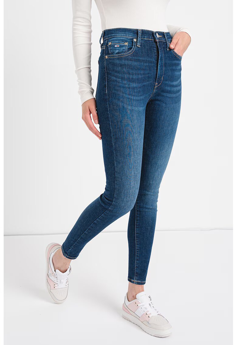 Tommy Jeans Скини дънки Sylvia с висока талия