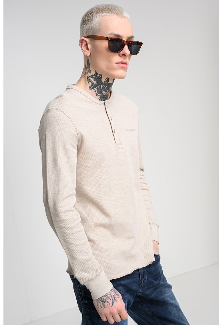 Tommy Jeans Слим блуза - Бежов