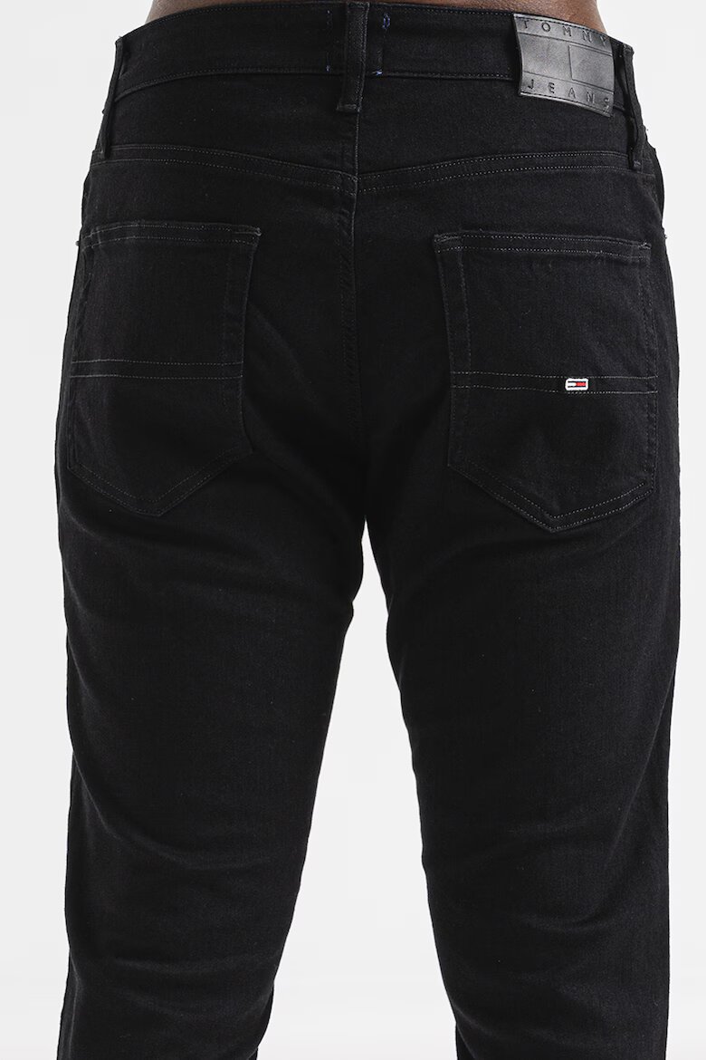Tommy Jeans Слим дънки Austin със стеснен крачол Черен
