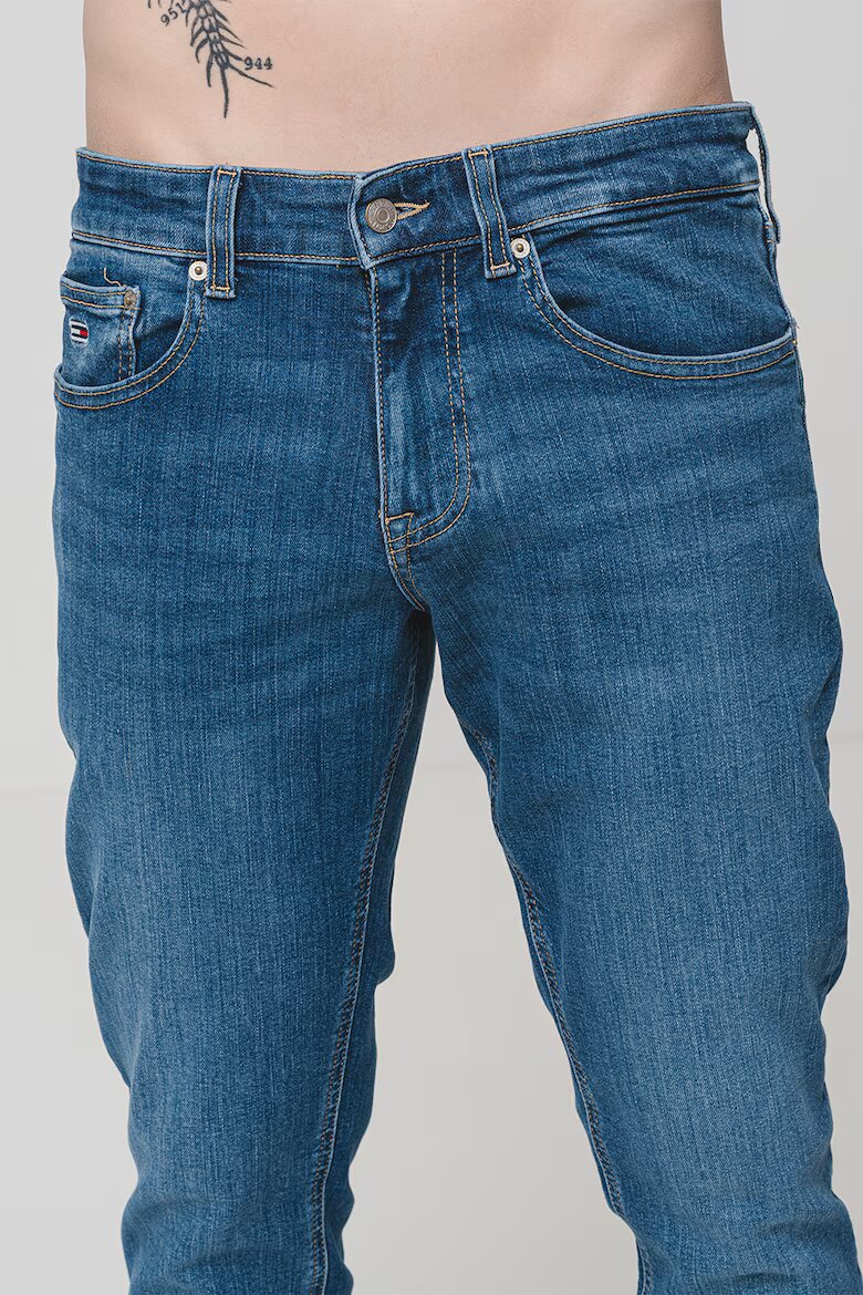 Tommy Jeans Слим дънки Scanton Тъмносин