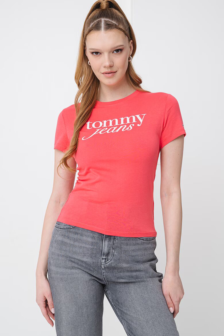 Tommy Jeans Слим тениска с лого