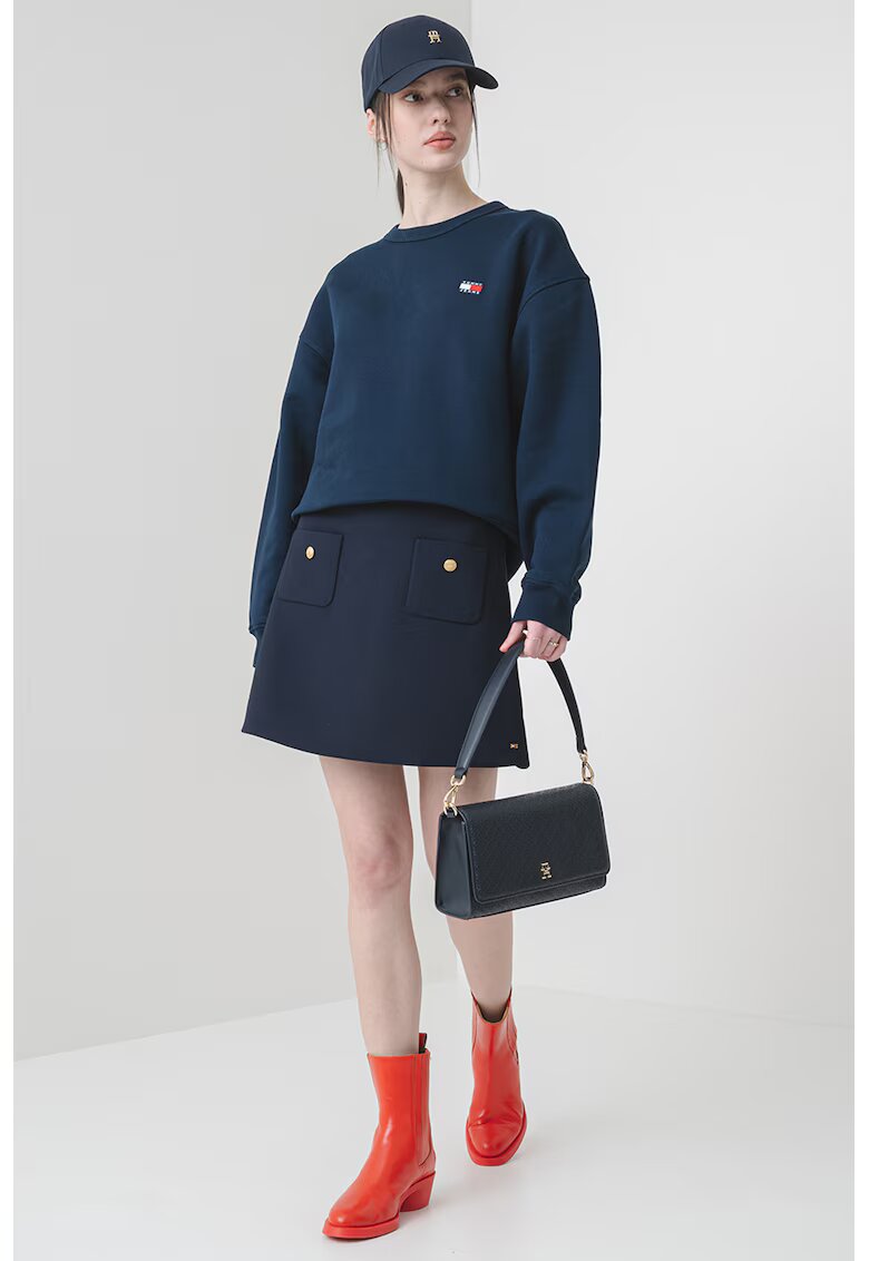 Tommy Jeans Свободен суитшърт с бродирано лого