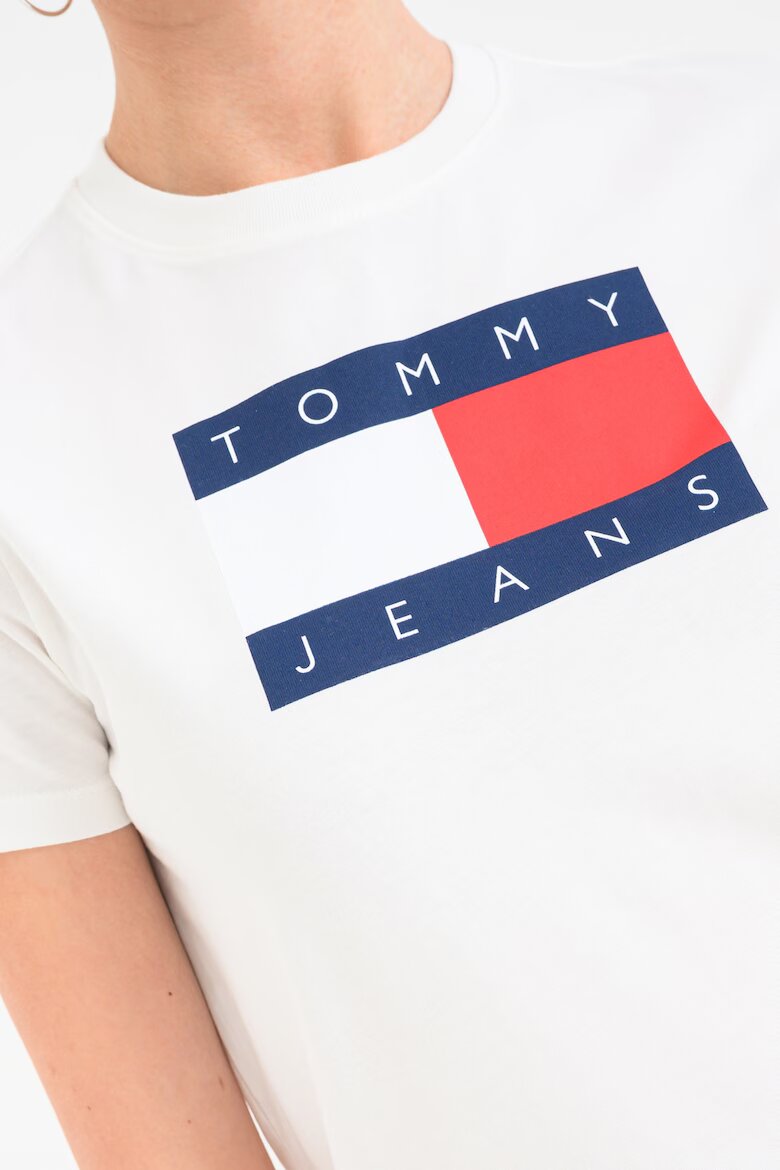 Tommy Jeans Tениска с лого Бял