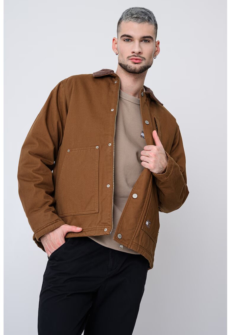 Tommy Jeans Яке с цип и плюшена подплата