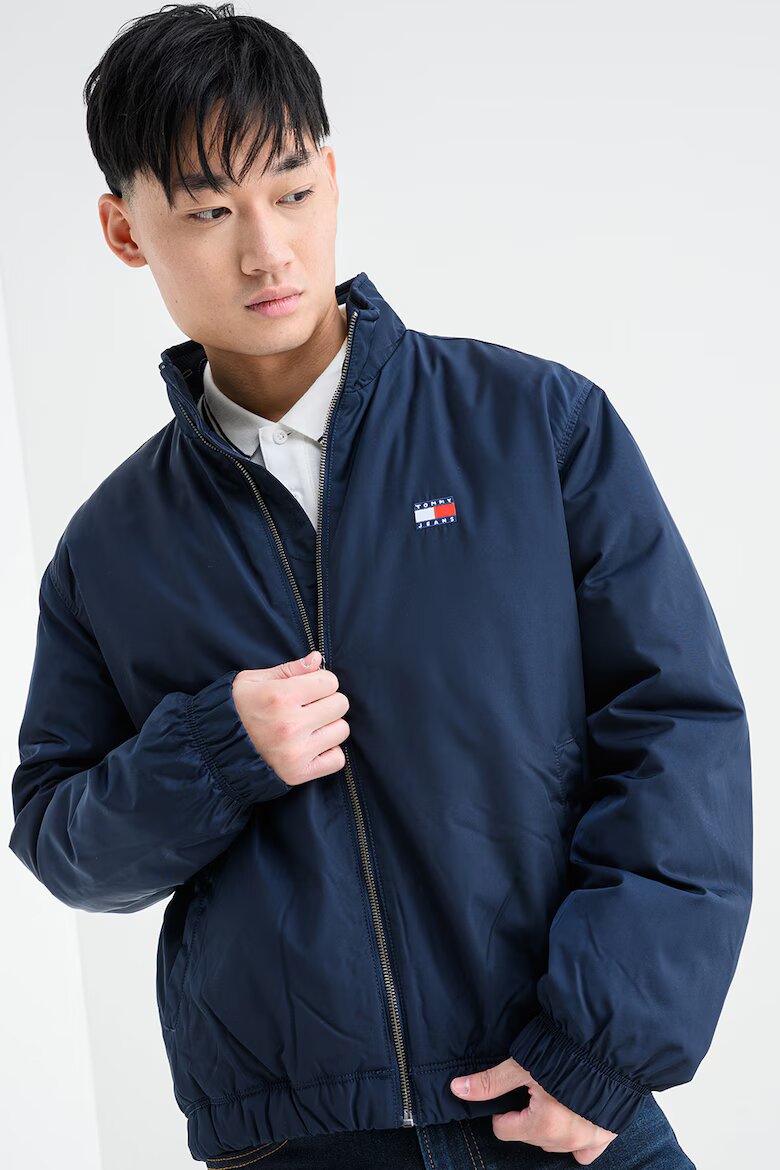 Tommy Jeans Яке с яка и цип Тъмносин