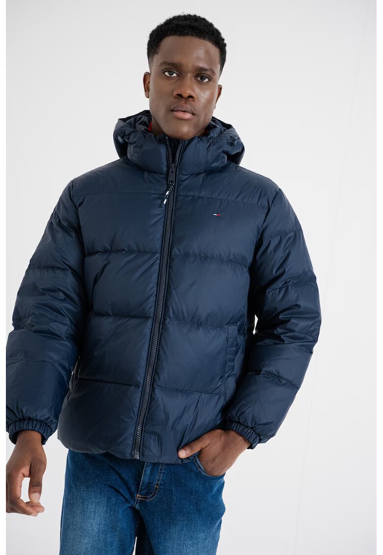 Tommy Jeans Зимно пухено яке с качулка