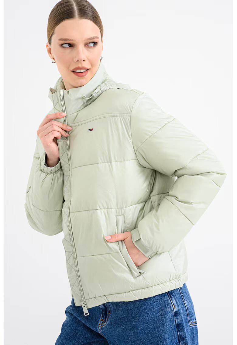Tommy Jeans Зимно яке с джобове встрани и вата