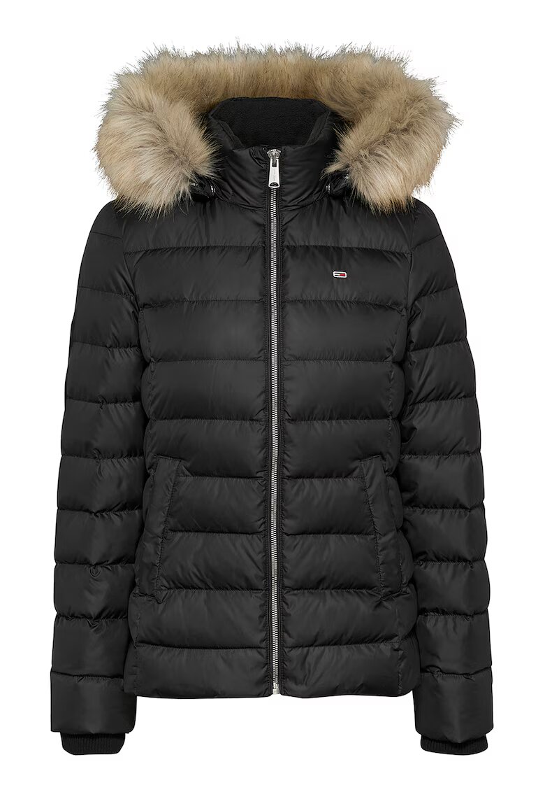 Tommy Jeans Зимно яке с пухена вата и качулка
