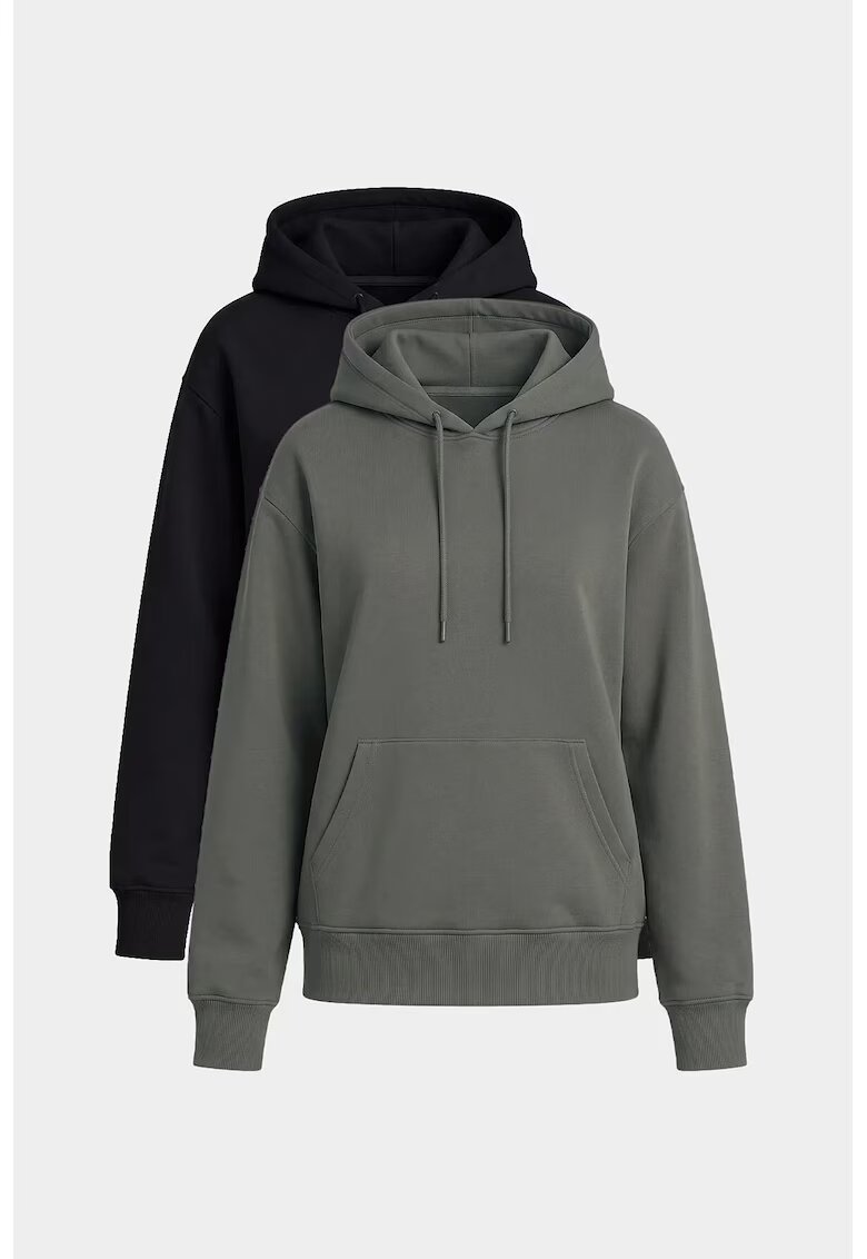 TommyLife Дамски суичър многоцветен памук полиестер с джоб