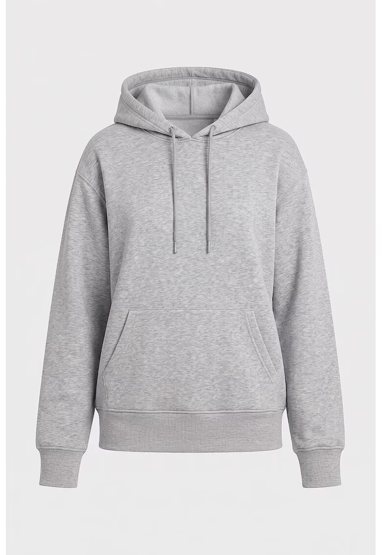 TommyLife Дамски светлосив памучен суичър