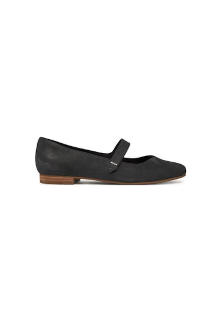 TOMS Балерини 10021474 - Естествена кожа - Черни