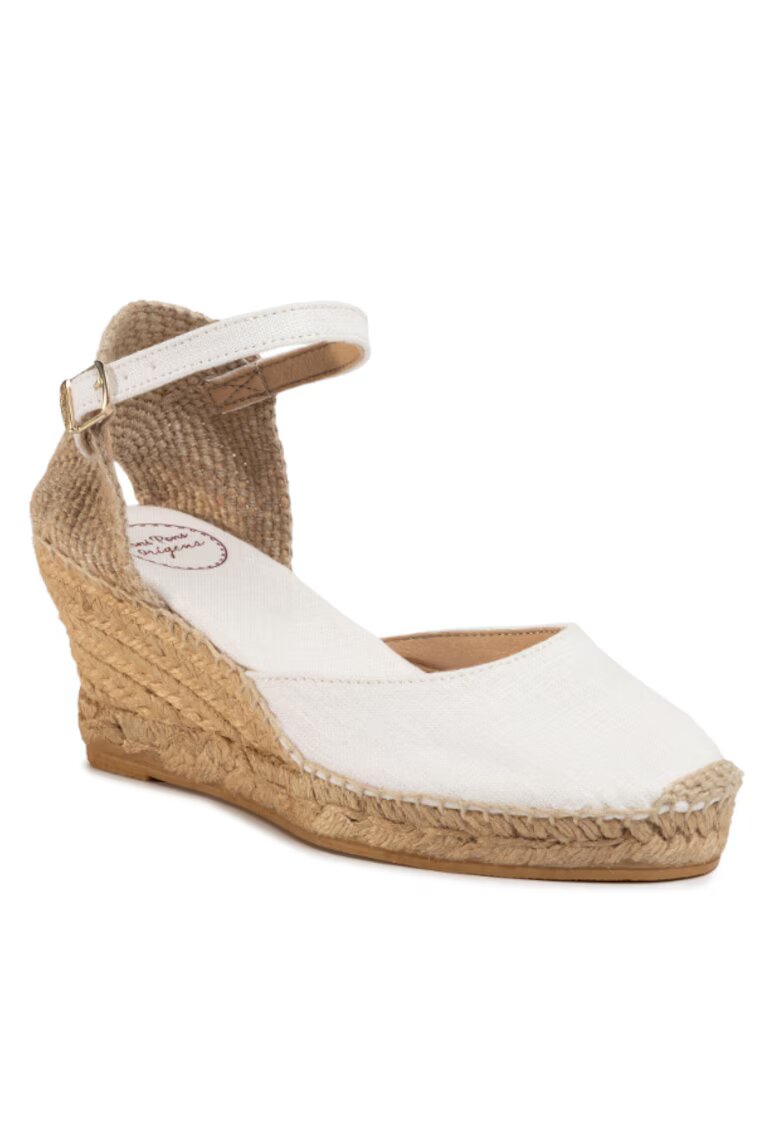 Toni Pons Дамски еспадрили - 206596246 - Бяло - Текстил