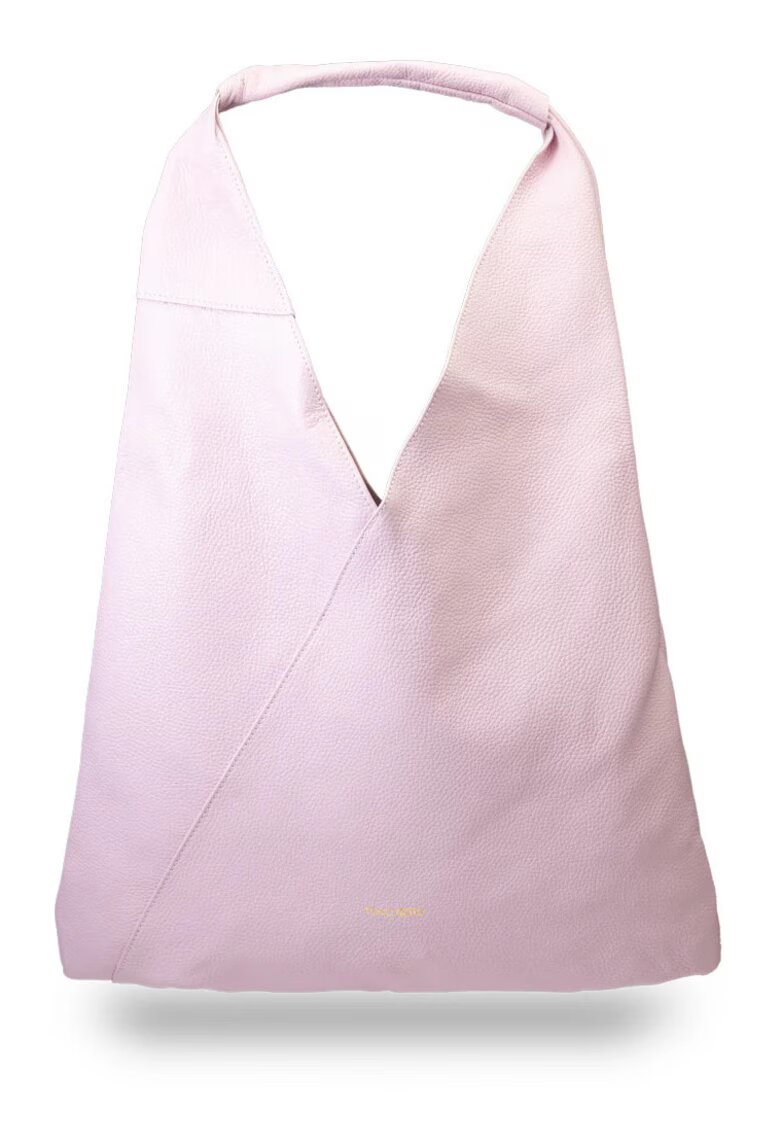 Toro Nero Дамска чанта от естествена кожа в цвят Camelia - 46x50x2 см