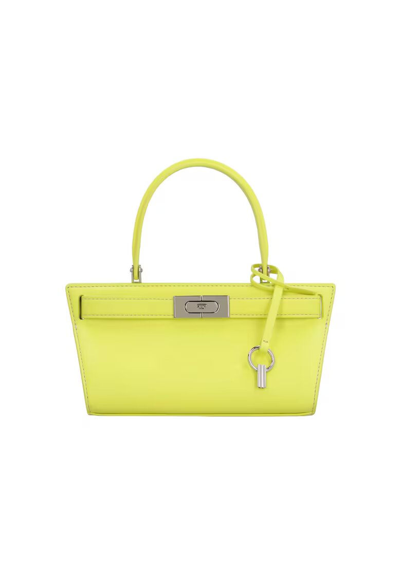 Tory Burch Дамска чанта Petite Lee Radziwill Cat Eye естествена кожа 24x12x8см комплект с торбичка за прах