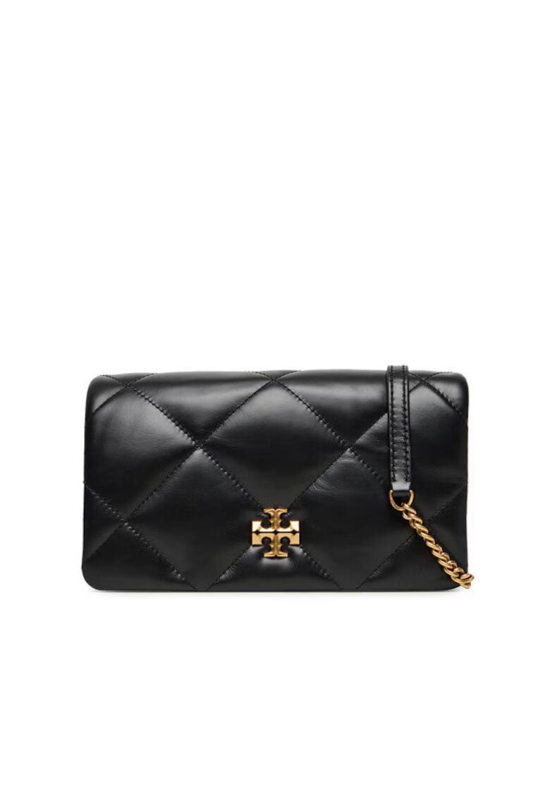 Tory Burch Дамска чанта естествена кожа - черна - модел 001