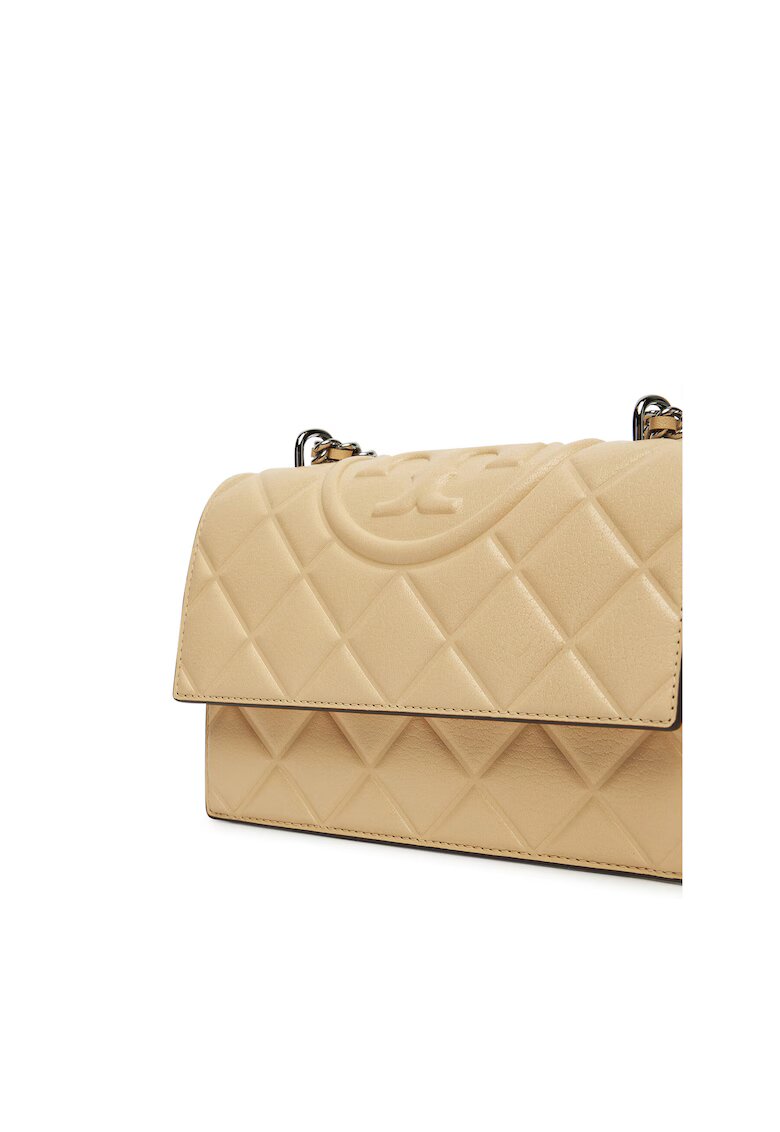 Tory Burch Дамска чанта Vanilla Soft Serve 701 - естествена кожа - цвят