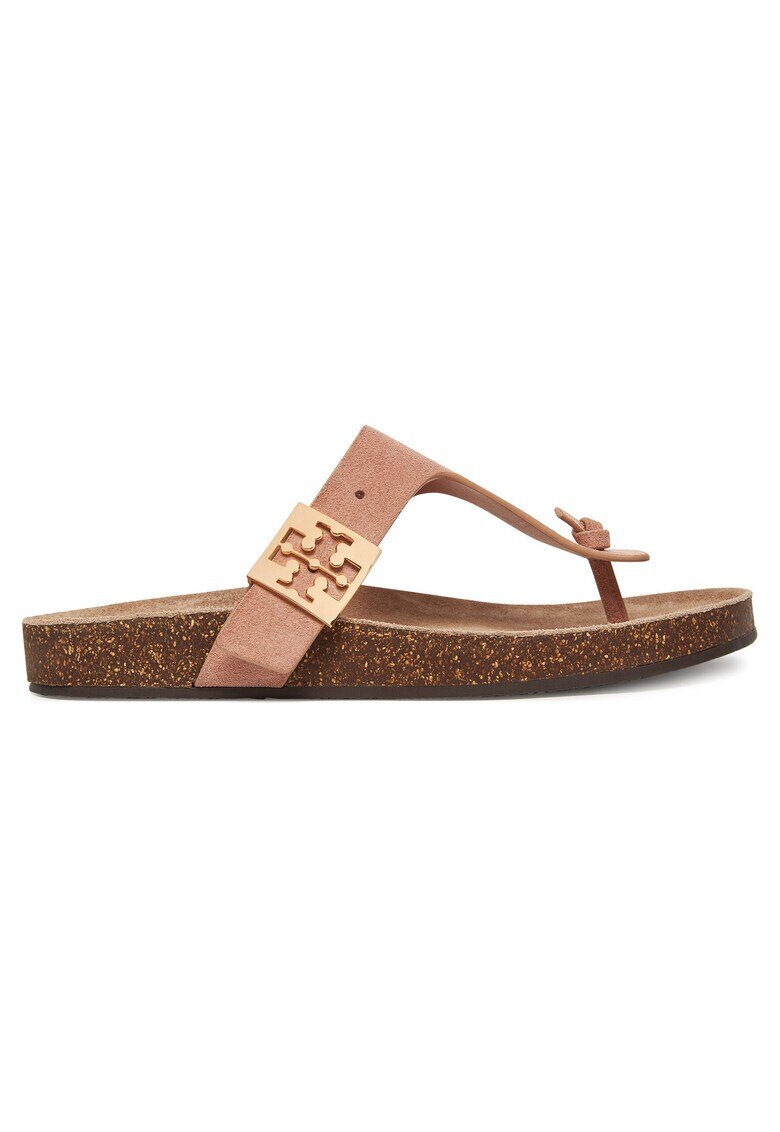 Tory Burch Дамски чехли Malva/Avola - естествена кожа