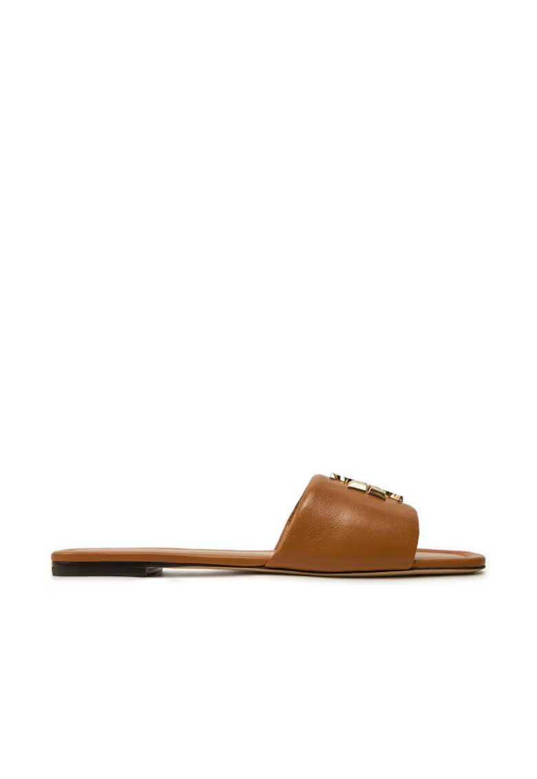 Tory Burch Дамски чехли модел Eleanor Slide - естествена кожа
