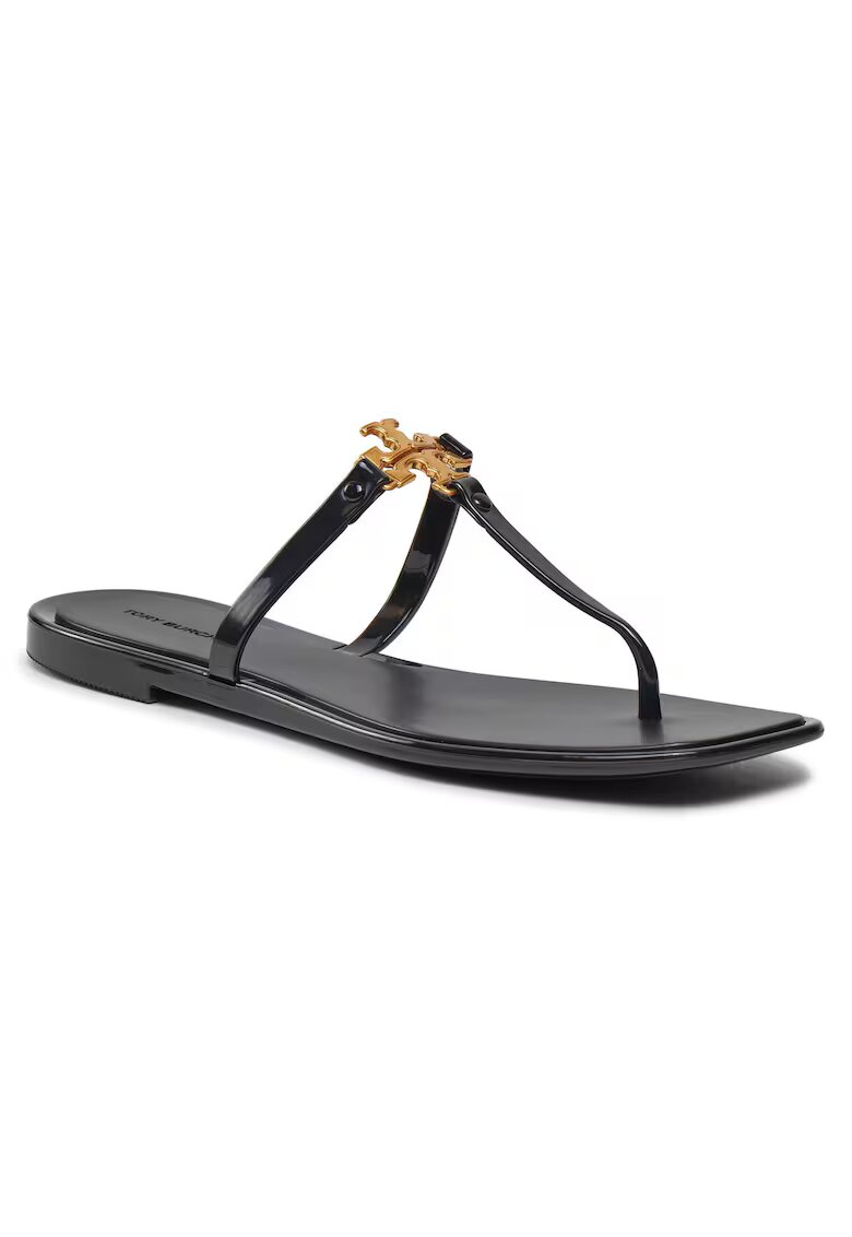 Tory Burch Дамски чехли - Roxanne - естествена кожа - черни