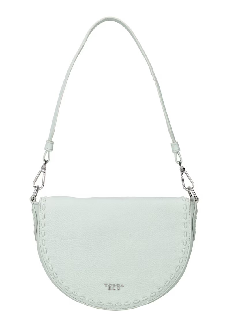 Tosca Blu Кожена чанта с лого