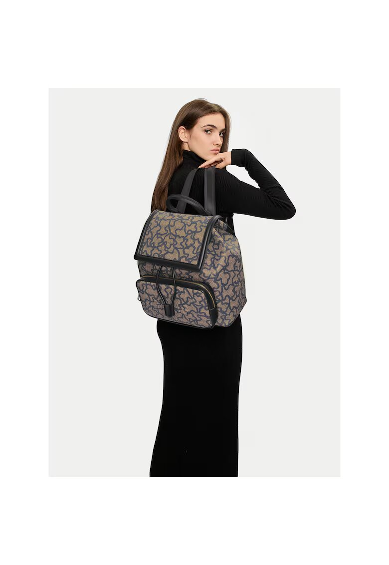 TOUS Дамска модна раница - Black Kaos Icon - екологична - 395910192