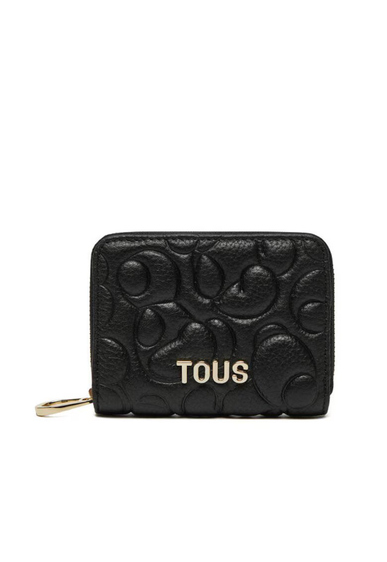 TOUS Дамски портфейл Black Greta - естествена кожа - 2002025051