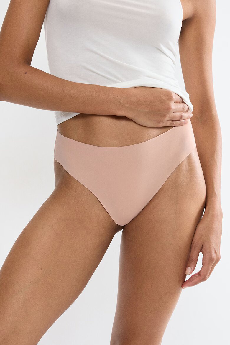 Triumph Безшевни бикини Pretty Micro с дантелена задна част Прашно розово