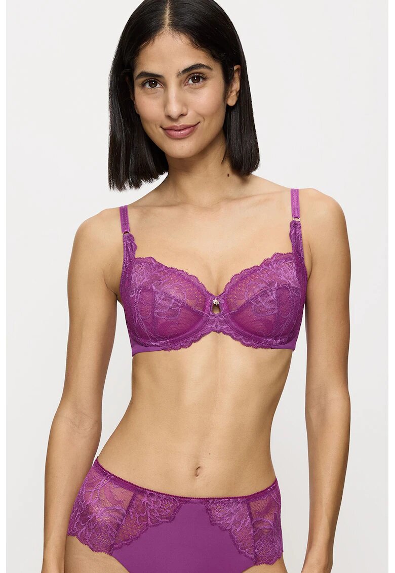 Triumph Дантелен сутиен Wild Peony - Аметист