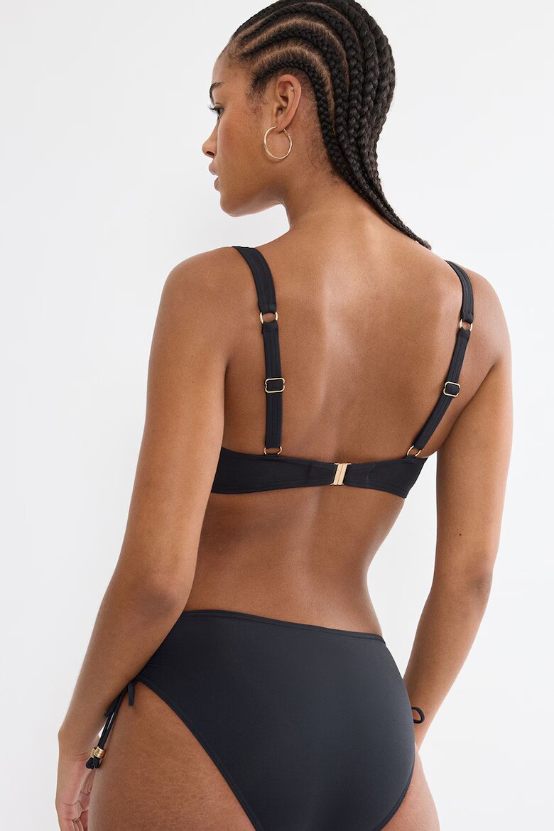 Triumph Горнище на бански Summer Twist тип балконет Избеляло черно