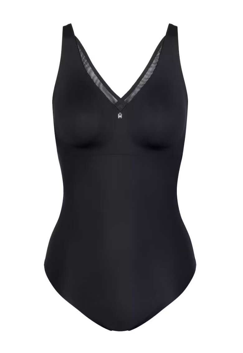 Triumph Оформящо боди True Shape Sensation с шпиц - Черен