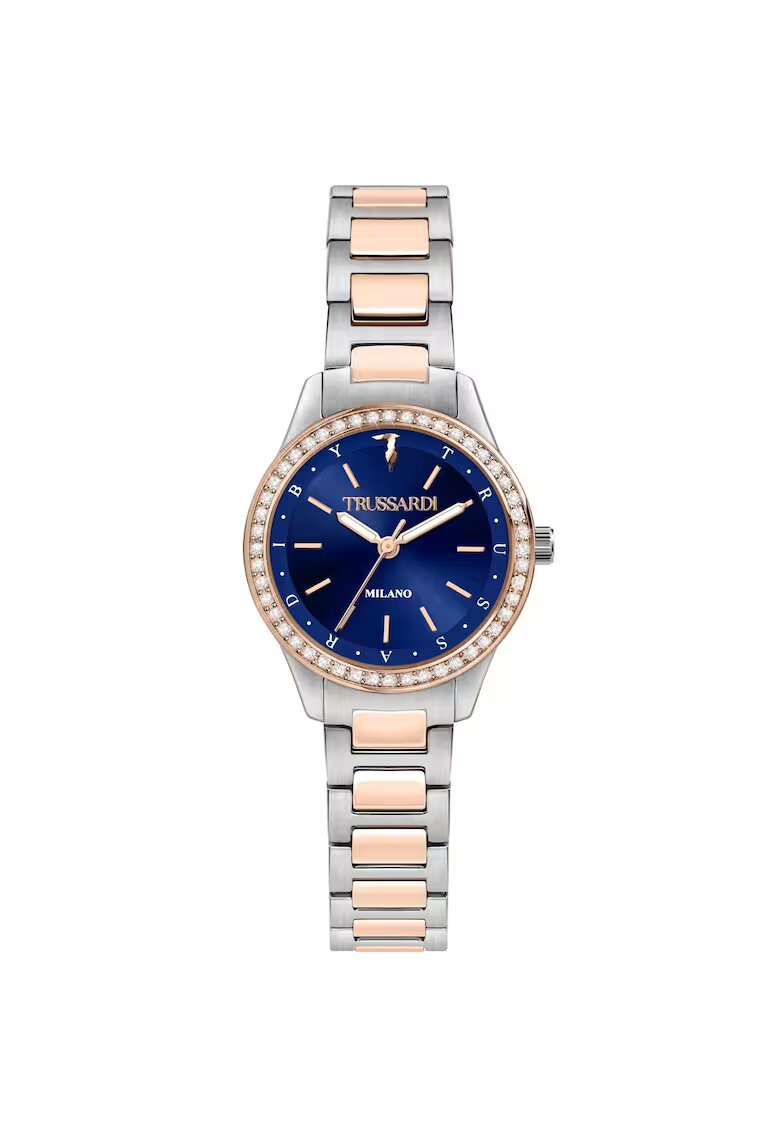 Trussardi Дамски часовник R2453151507 Кварцов Сребрист - Розово злато